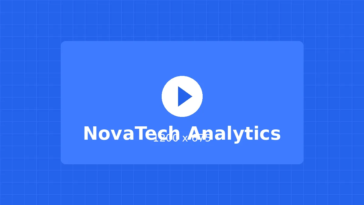 NovaTech Analytics ダッシュボード