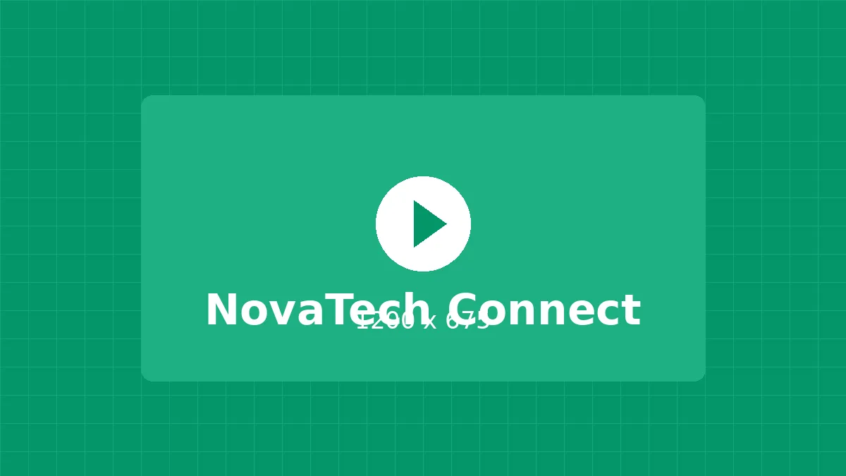 NovaTech Connect インターフェース